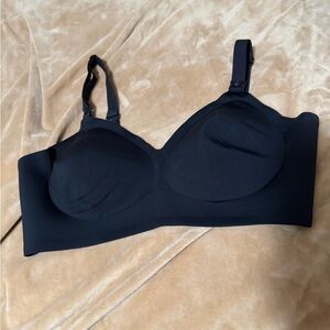 Momcozy Seamless Black Nursing Women's Bra Large